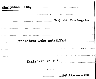 Bild på arkivkortet för arkivposten Skalyckan