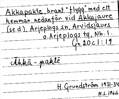Bild på arkivkortet för arkivposten Akkapakte