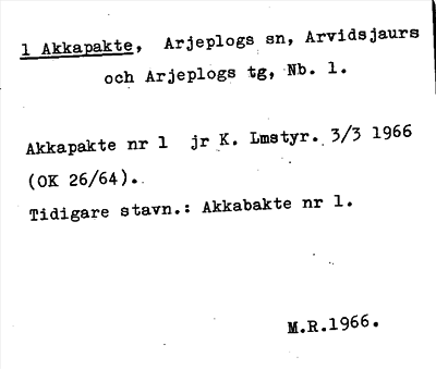 Bild på arkivkortet för arkivposten Akkapakte