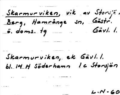 Bild på arkivkortet för arkivposten Skarmurviken