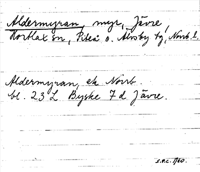 Bild på arkivkortet för arkivposten Aldermyran