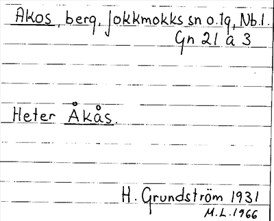 Bild på arkivkortet för arkivposten Akos