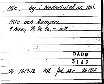 Bild på arkivkortet för arkivposten Ale