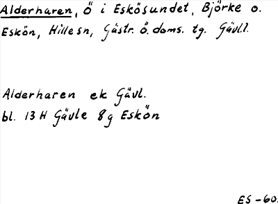 Bild på arkivkortet för arkivposten Alderharen
