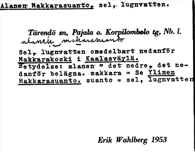 Bild på arkivkortet för arkivposten Alanen Makkarasuanto