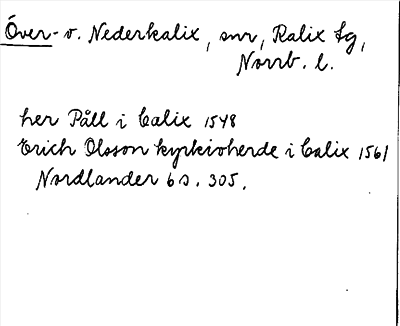 Bild på arkivkortet för arkivposten Över-o. Nederkalix