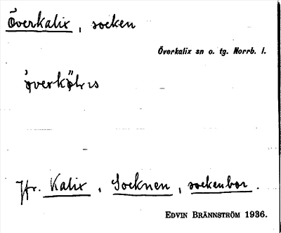 Bild på arkivkortet för arkivposten Överkalix