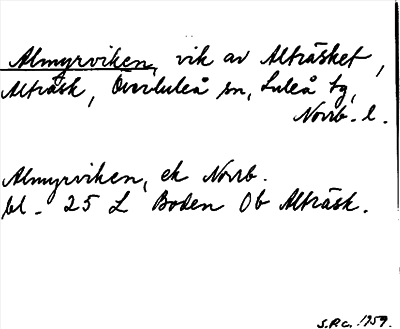 Bild på arkivkortet för arkivposten Almyrviken