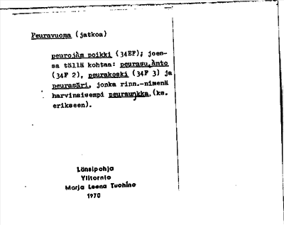 Bild på arkivkortet för arkivposten Peuravuoma