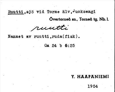 Bild på arkivkortet för arkivposten Ruutti