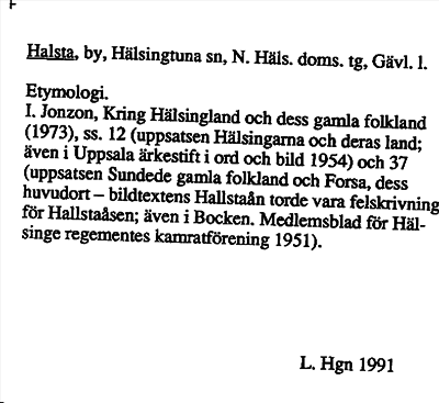 Bild på arkivkortet för arkivposten Halsta
