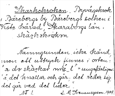 Bild på arkivkortet för arkivposten Skarkekroken