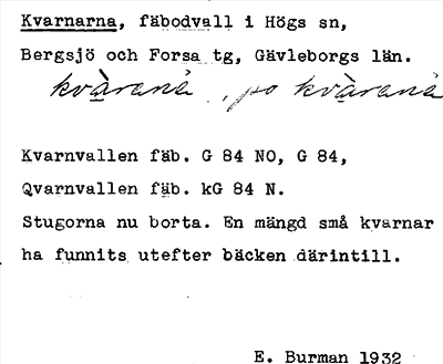 Bild på arkivkortet för arkivposten Kvarnarna