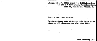 Bild på arkivkortet för arkivposten +Skäggårdsledet
