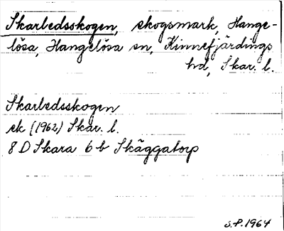 Bild på arkivkortet för arkivposten Skarledsskogen