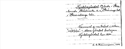 Bild på arkivkortet för arkivposten Nycklagärdet