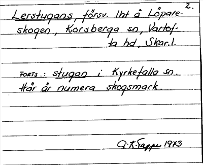 Bild på arkivkortet för arkivposten Lerstugans