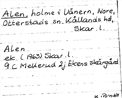 Bild på arkivkortet för arkivposten Alen