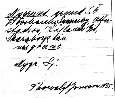 Bild på arkivkortet för arkivposten Nygrund