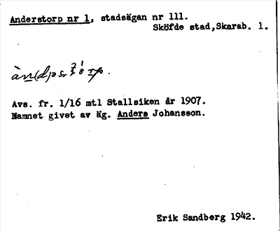 Bild på arkivkortet för arkivposten Anderstorp