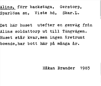 Bild på arkivkortet för arkivposten Alins