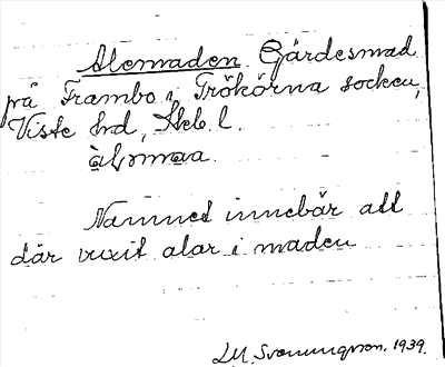 Bild på arkivkortet för arkivposten Alemaden
