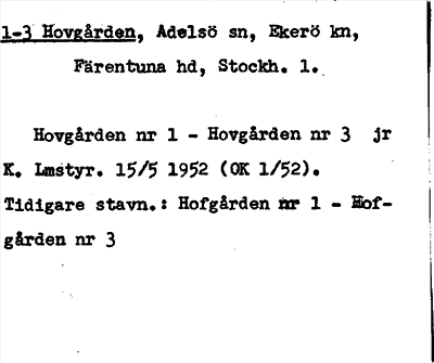 Bild på arkivkortet för arkivposten Hovgården