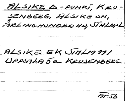 Bild på arkivkortet för arkivposten Alsike
