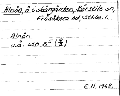 Bild på arkivkortet för arkivposten Alnön