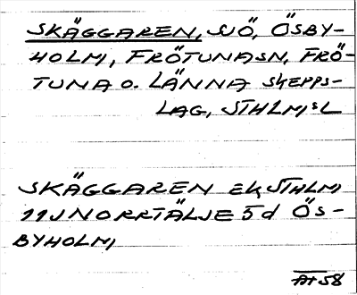 Bild på arkivkortet för arkivposten Skäggaren