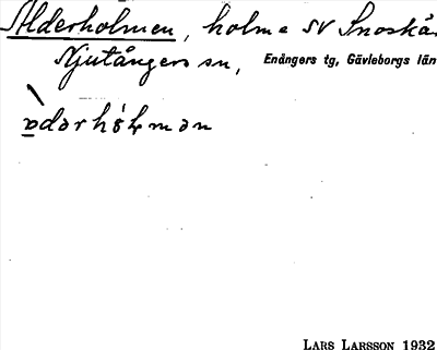 Bild på arkivkortet för arkivposten Alderholmen