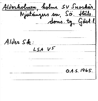Bild på arkivkortet för arkivposten Alderholmen
