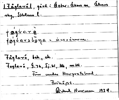 Bild på arkivkortet för arkivposten Fåglarö