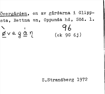 Bild på arkivkortet för arkivposten Övergården