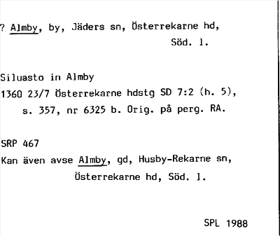 Bild på arkivkortet för arkivposten ?Almby
