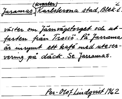 Bild på arkivkortet för arkivposten Jaramas