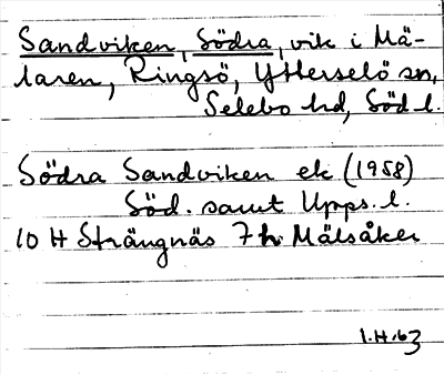 Bild på arkivkortet för arkivposten Sandviken, Södra