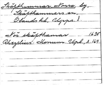 Bild på arkivkortet för arkivposten Skäfthammar, Norra