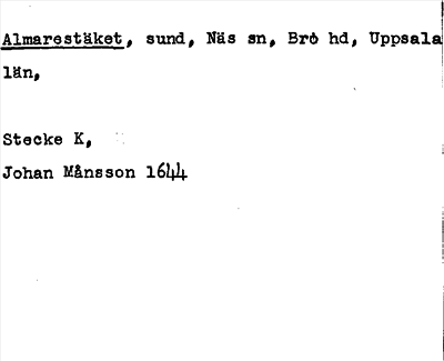 Bild på arkivkortet för arkivposten Almarestäket