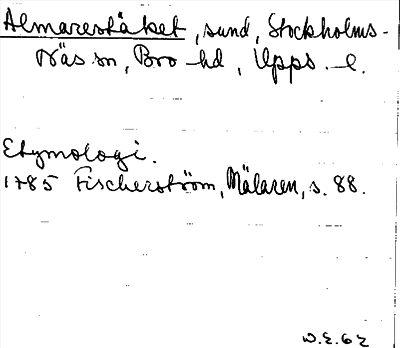 Bild på arkivkortet för arkivposten Almarestäket