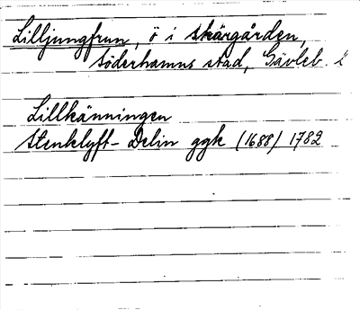 Bild på arkivkortet för arkivposten Lilljungfrun