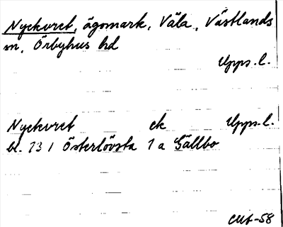 Bild på arkivkortet för arkivposten Nyckvret