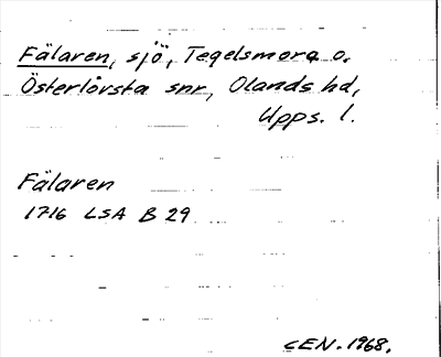 Bild på arkivkortet för arkivposten Fälaren