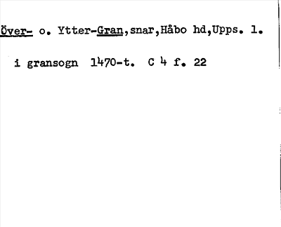 Bild på arkivkortet för arkivposten Över- o. Ytter-Gran