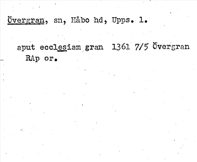 Bild på arkivkortet för arkivposten Övergran