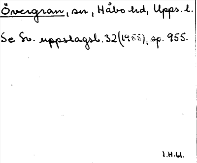 Bild på arkivkortet för arkivposten Övergran