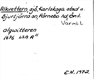 Bild på arkivkortet för arkivposten Alkvettern