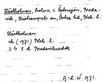 Bild på arkivkortet för arkivposten Hästholmen