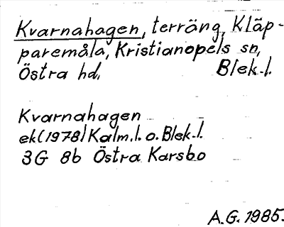 Bild på arkivkortet för arkivposten Kvarnahagen