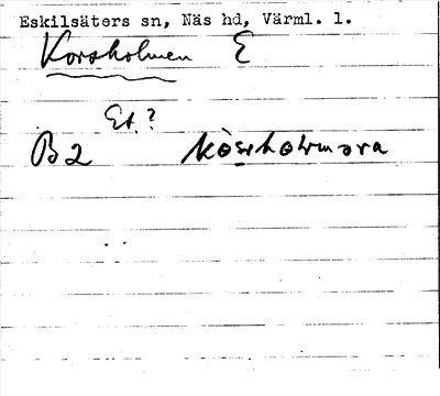 Bild på arkivkortet för arkivposten Korsholmen
